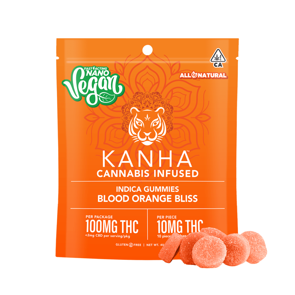 Kanha Nano Gummies – Blood Orange Bliss 100mg – Chyll.com